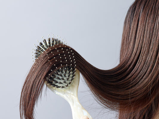 Nuvie  大理石柄クッションブラシ